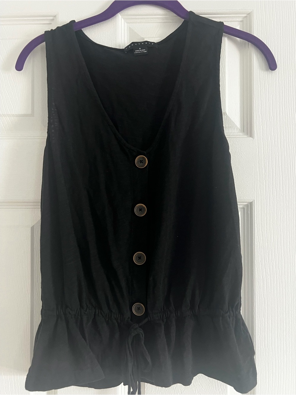 Sanctuary Black Tank Top